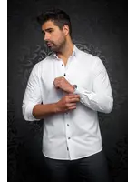Au Noir Au Noir Shirt ALEXANDER SOLID STRETCH