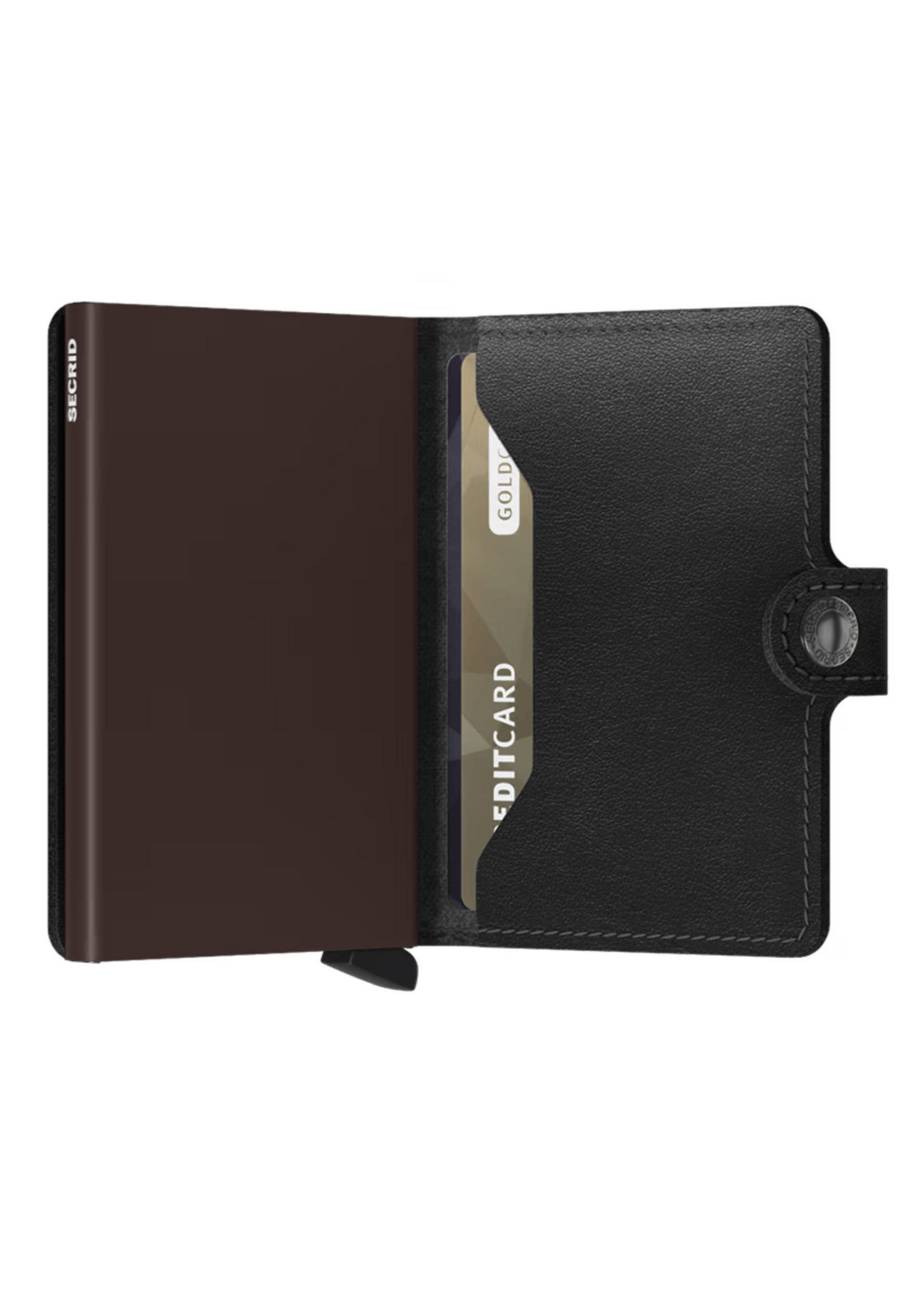 Secrid Wallets Secrid Miniwallet Original Black-Brown