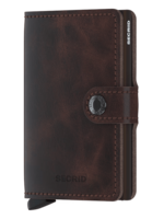 Secrid Wallets Secrid Miniwallet Vintage Chocolate