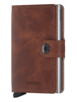 Secrid Wallets Secrid Miniwallet Vintage Cognac Brown