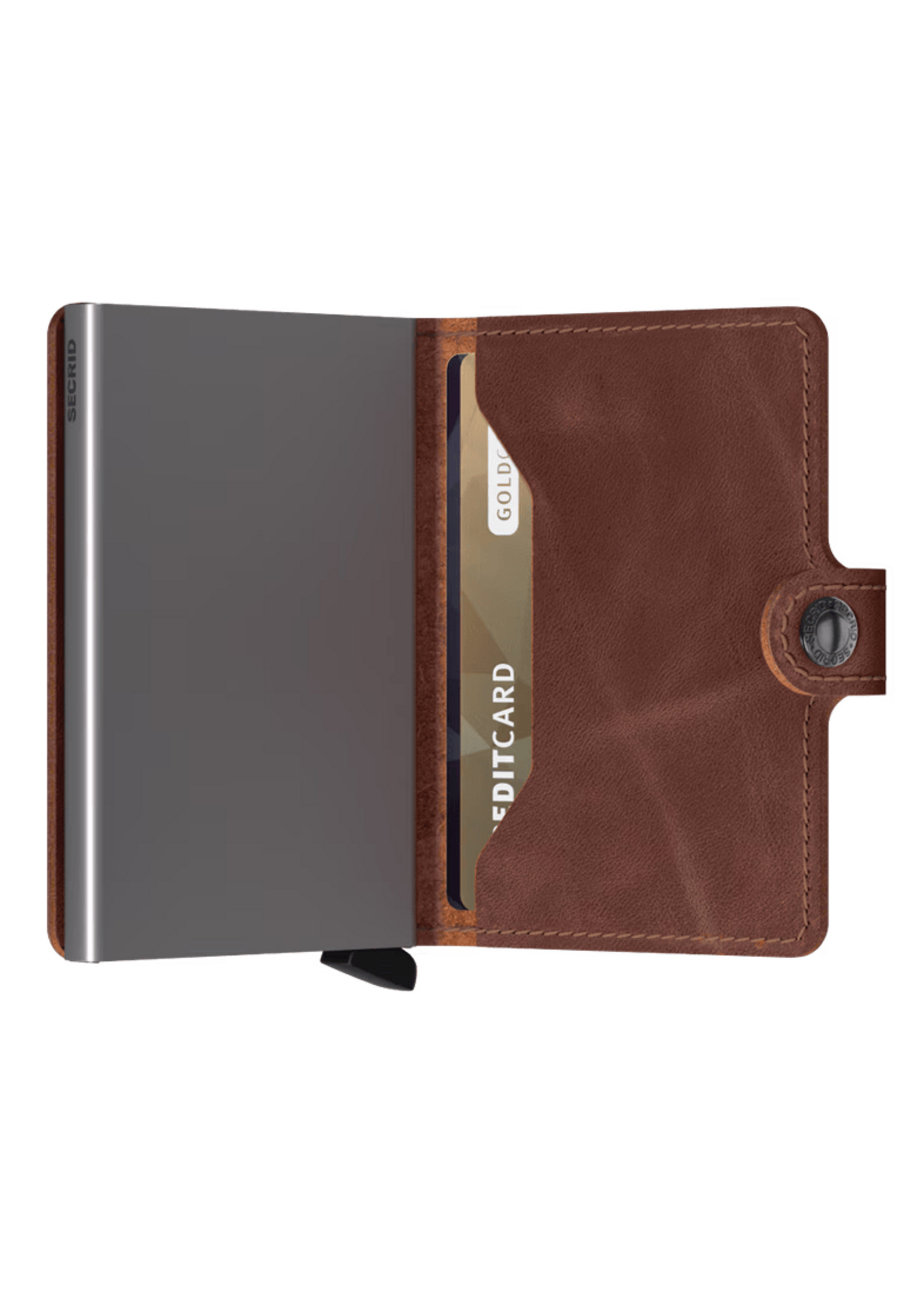 Secrid Wallets Secrid Miniwallet Vintage Cognac Brown