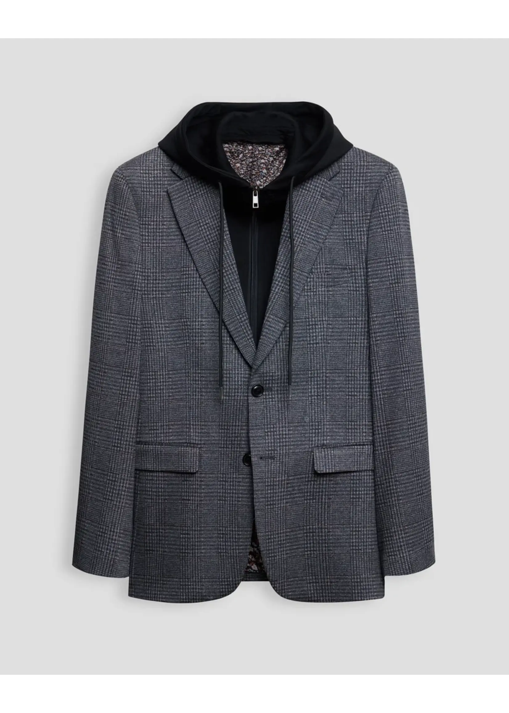 Soul of London Soul Of London Hood Blazer SOBL262109
