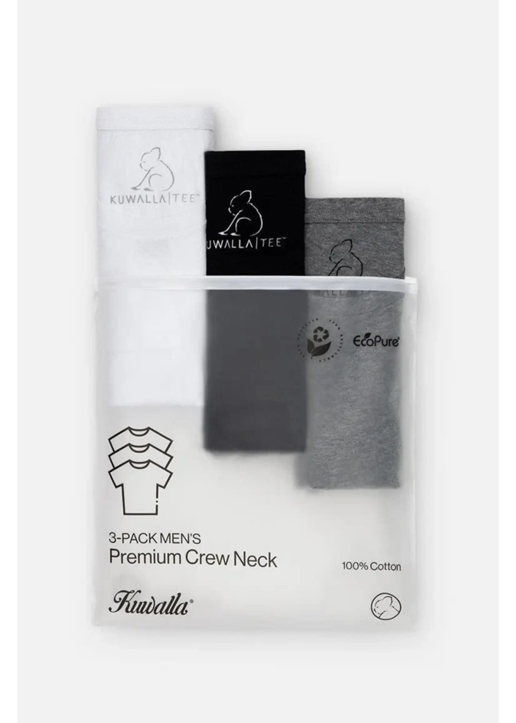 Kuwalla Tee Kuwalla 3 Pack Crew Neck Mix KUL-CM1006