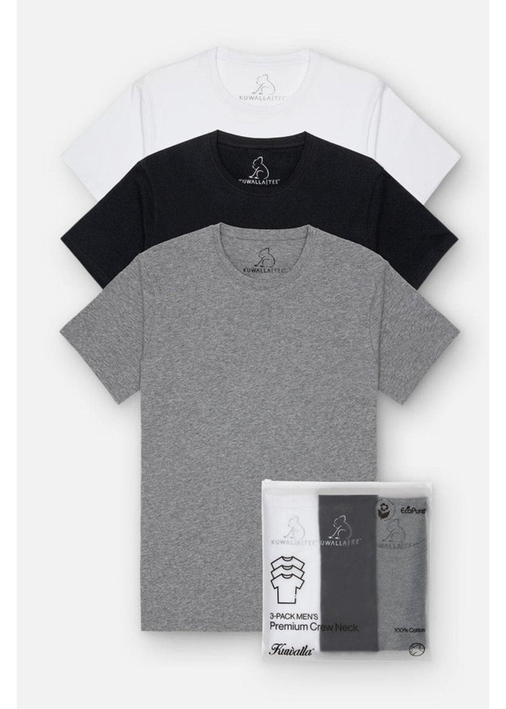 Kuwalla Tee Kuwalla 3 Pack Crew Neck Mix KUL-CM1006