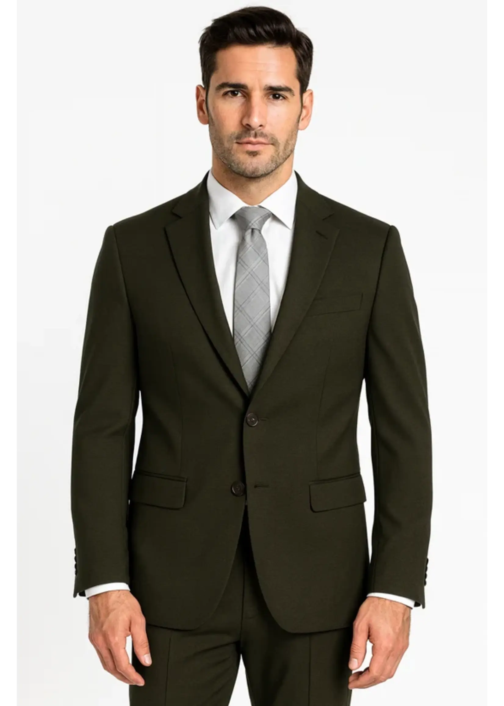 Alpha & Steele Alpha Steele Knit Suit AS103350-3