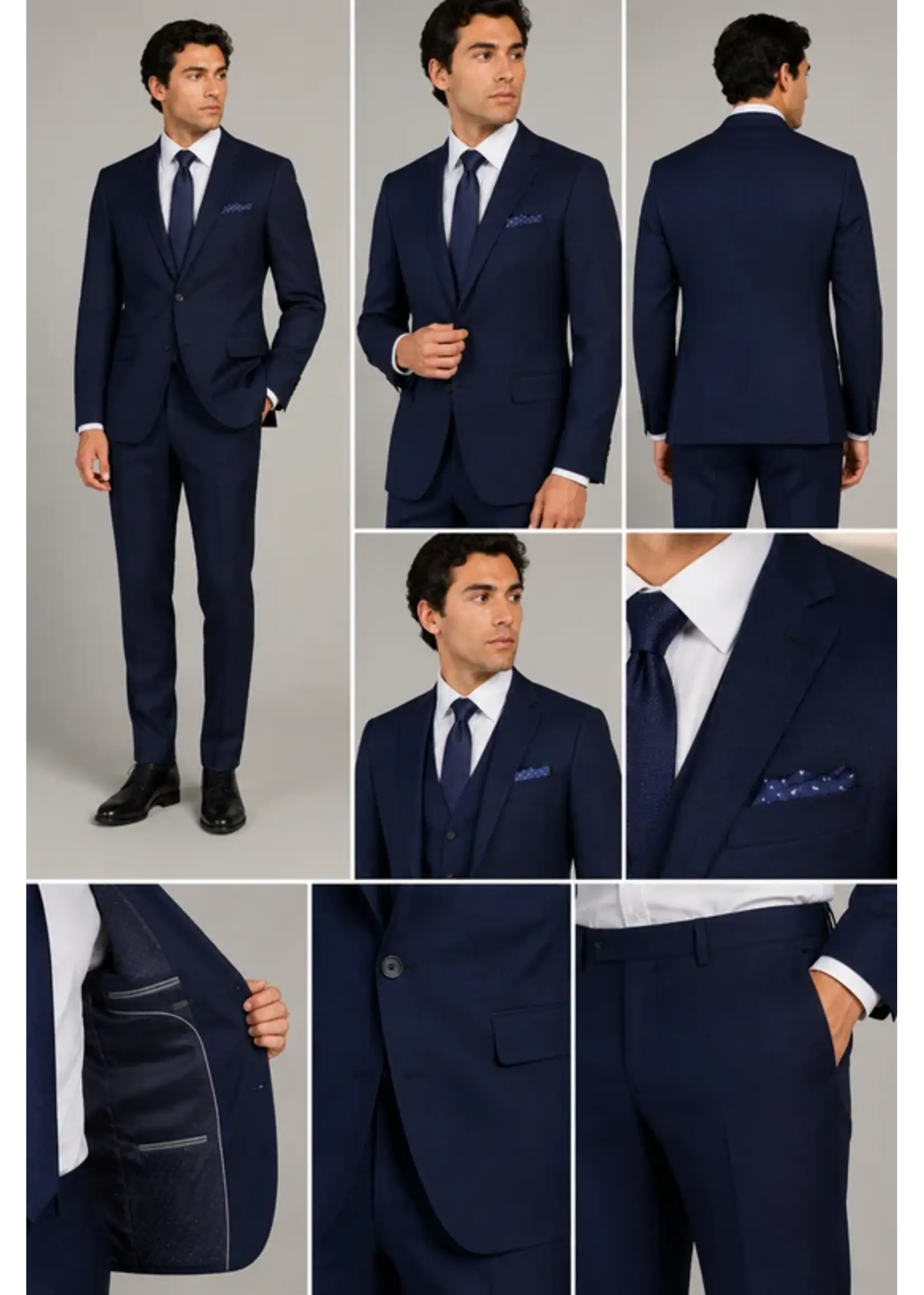 Alpha & Steele lpha & Steele AS1O3041 Suit 2PC (4 COLORS)