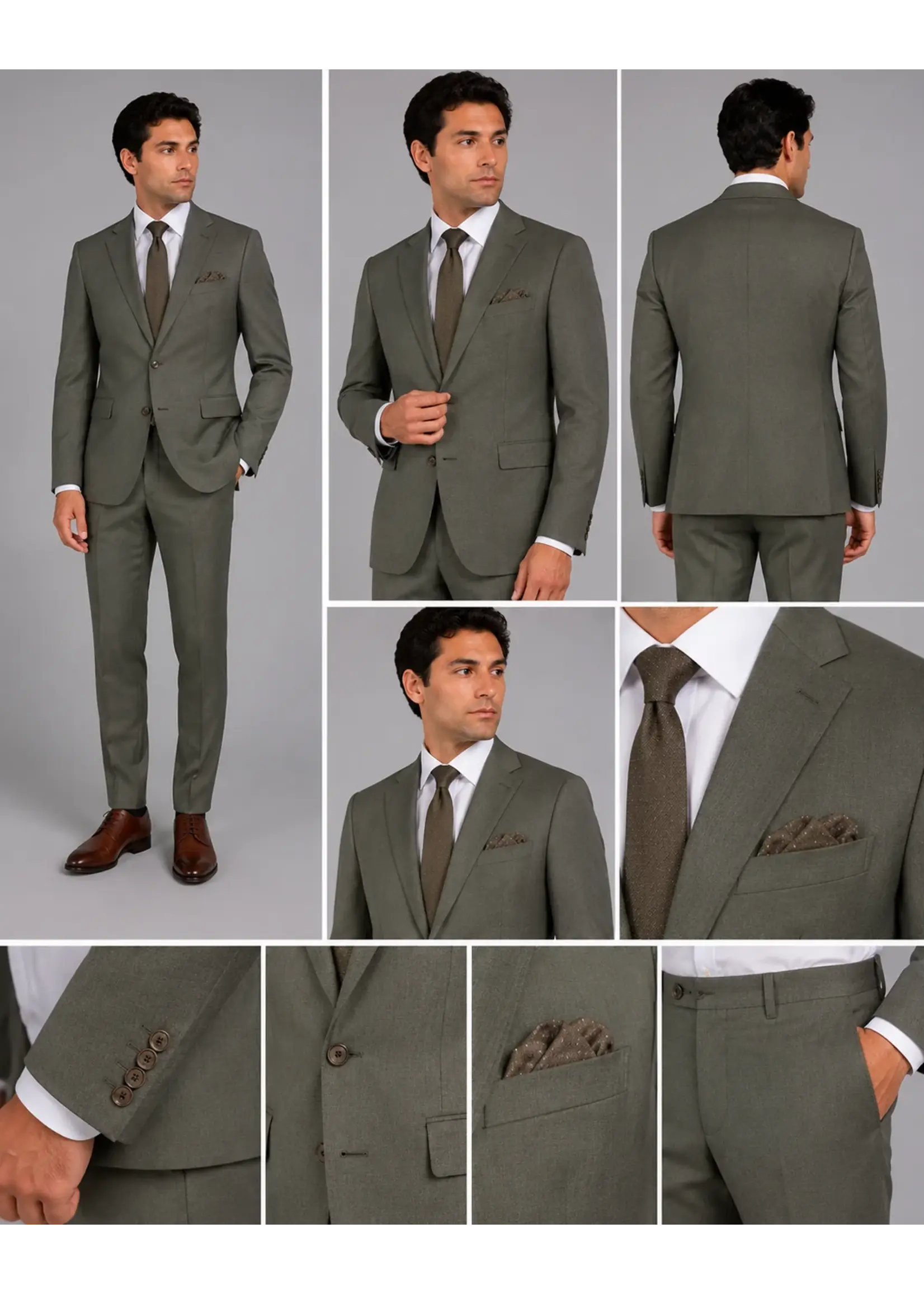 Alpha & Steele lpha & Steele AS1O3041 Suit 2PC (4 COLORS)