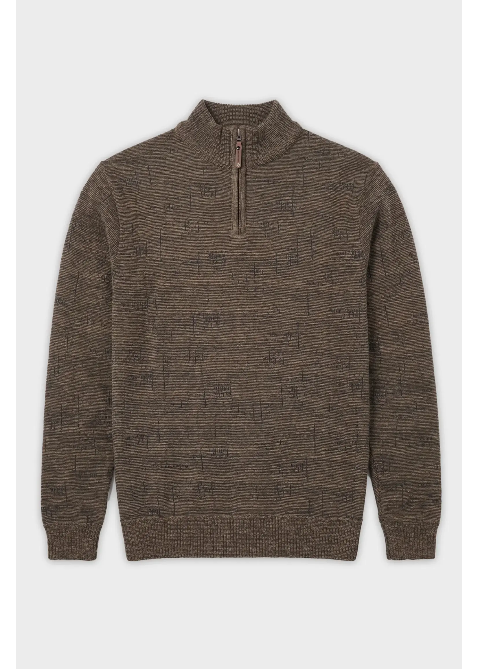 Point Zero Point Zero Bonded Chenille Mock Zip 7768663