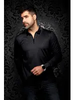 Au Noir Au Noir LS Zip Polo AVENOR