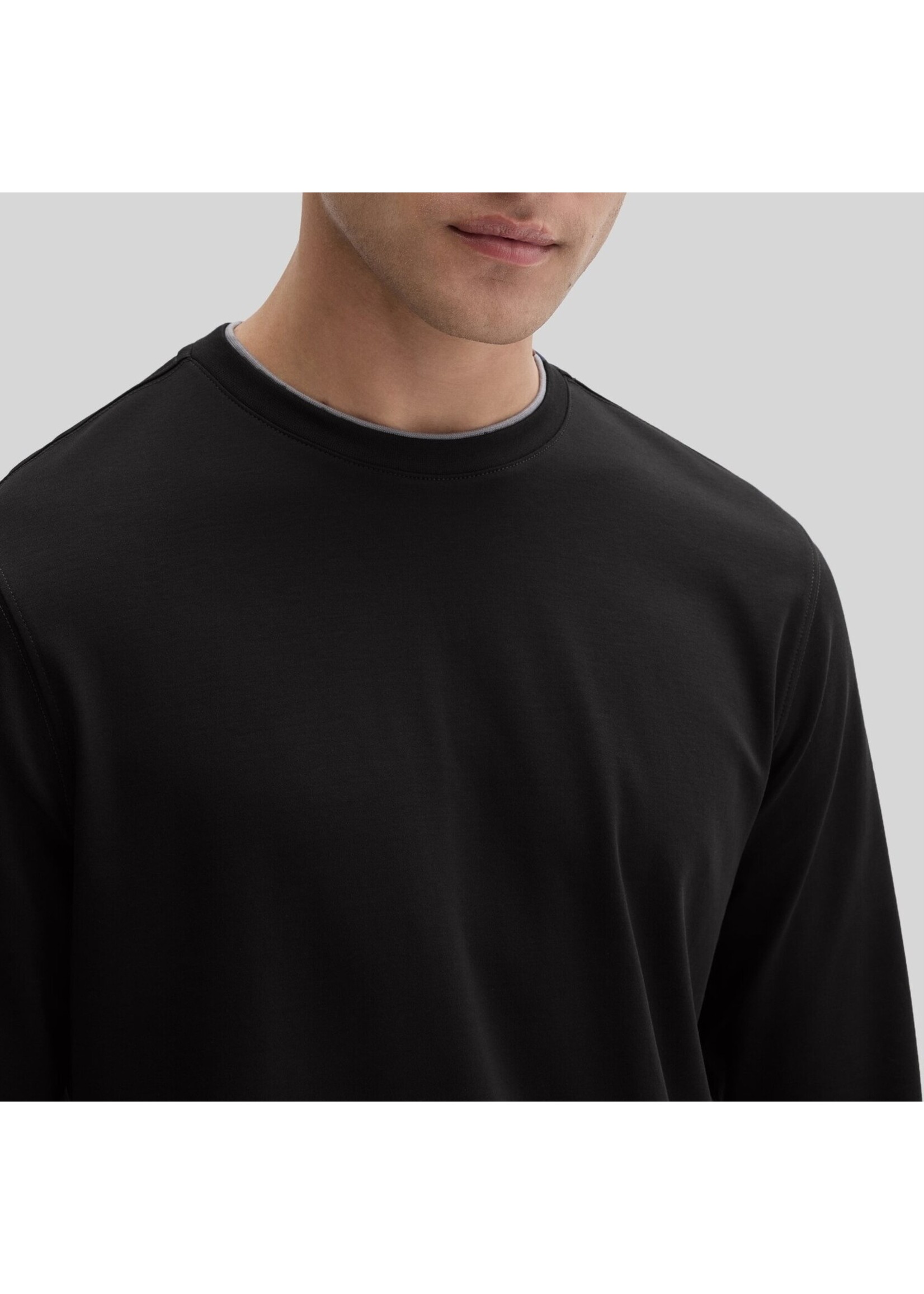 Robert Barakett The Barakett Double Neck Long Sleeve Tee