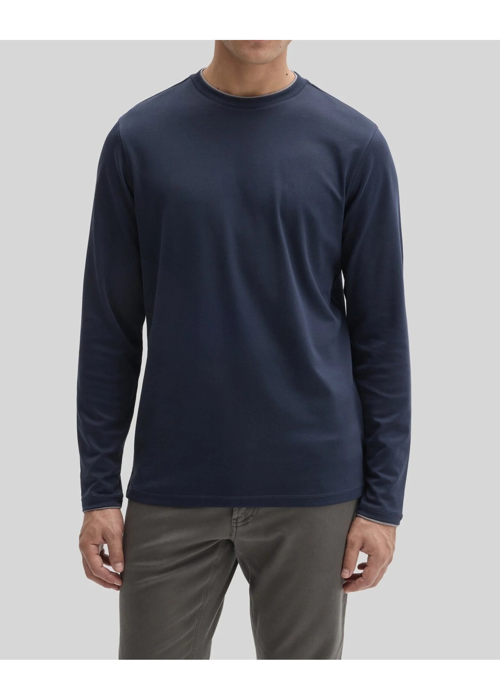 Robert Barakett The Barakett Double Neck Long Sleeve Tee