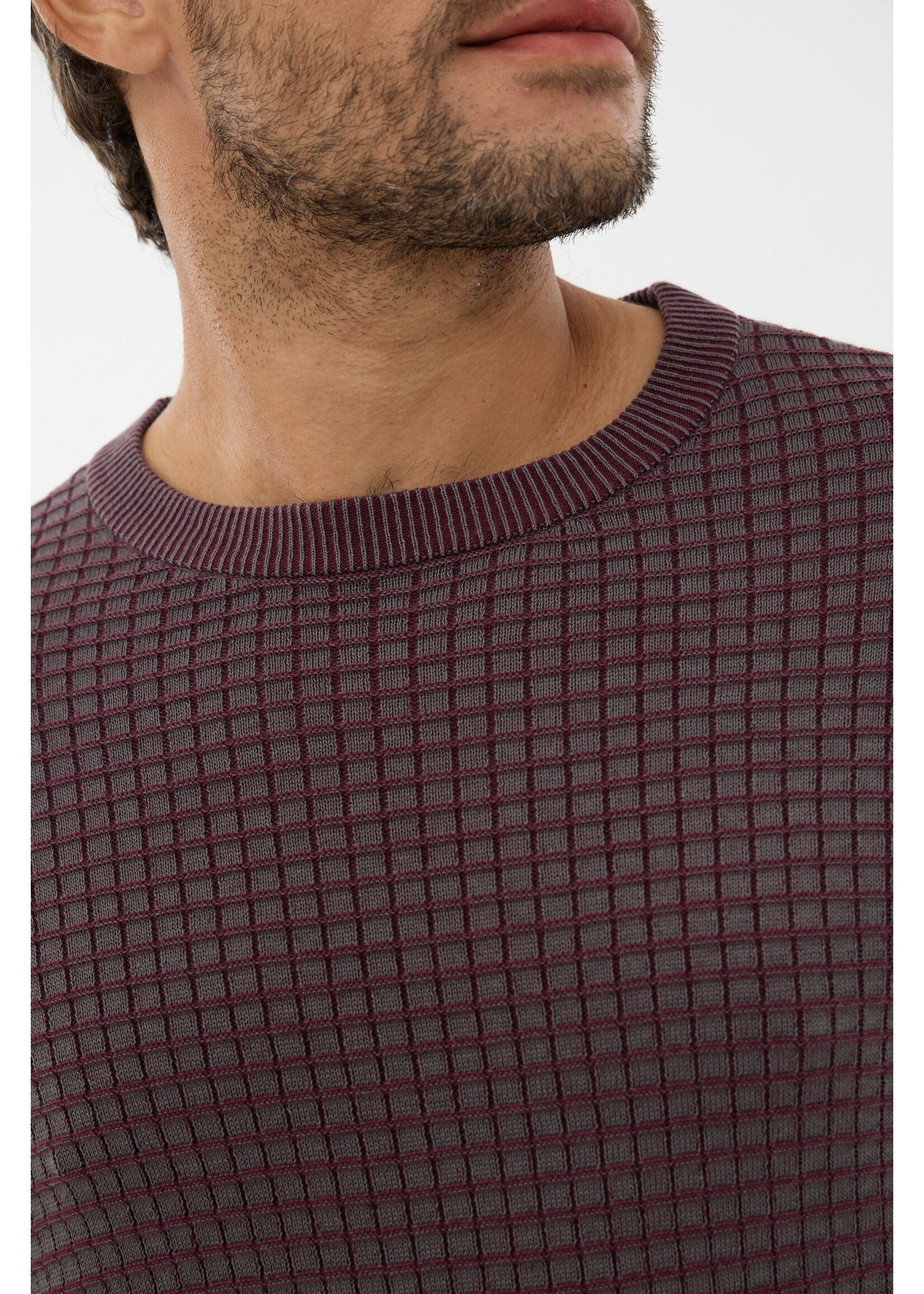 Leo Chevalier Leo Chevalier Textured Crew Sweater 627642