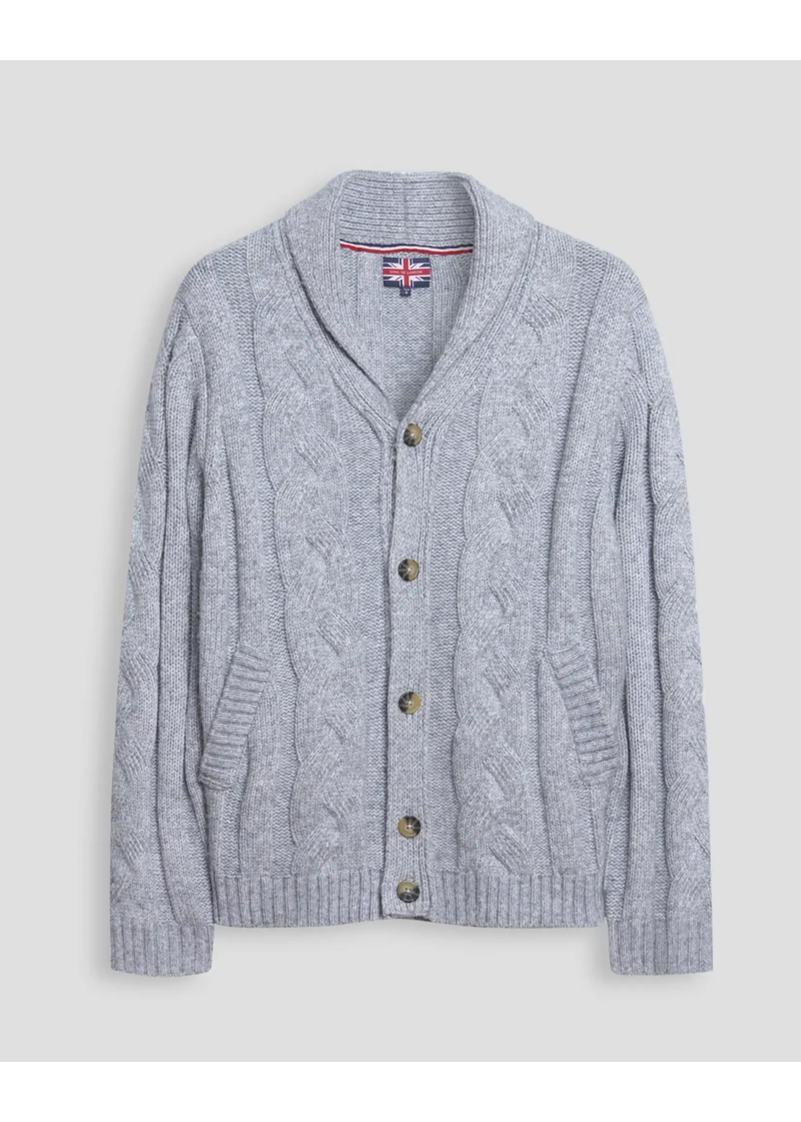 Soul of London Soul Of London Wool Blend Cardigan SOSW262304