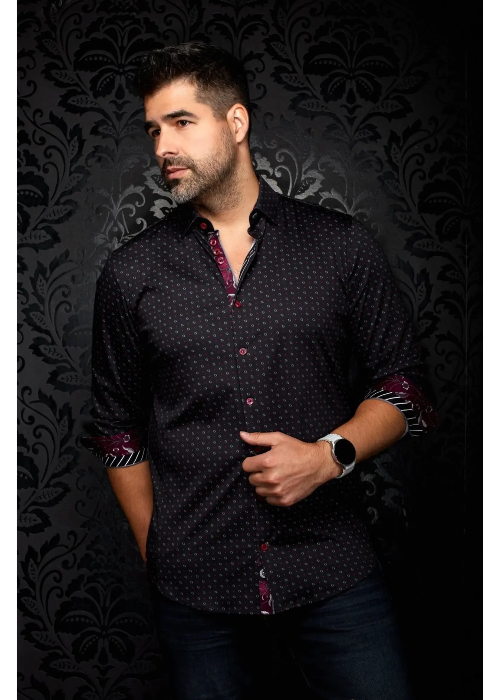 Au Noir Au Noir Stretch Shirt PALERMO