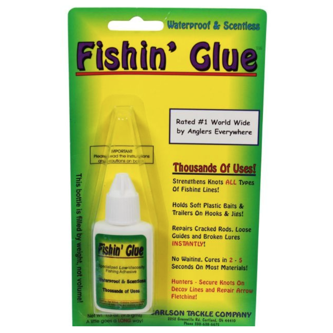 Carlson Carlson Tackle Fishin' Glue 1/3 oz Bottle