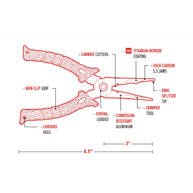 Bubba Split Ring Pliers