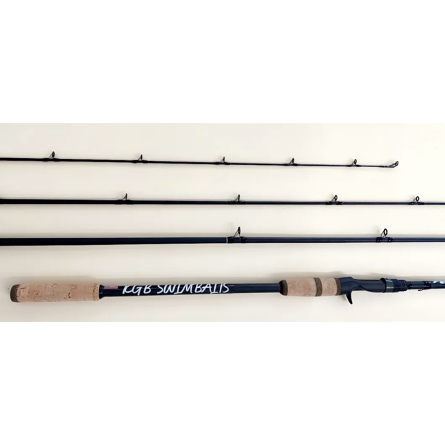 13 Fishing Defy Black Swimbait H Baitcasting Rod Black