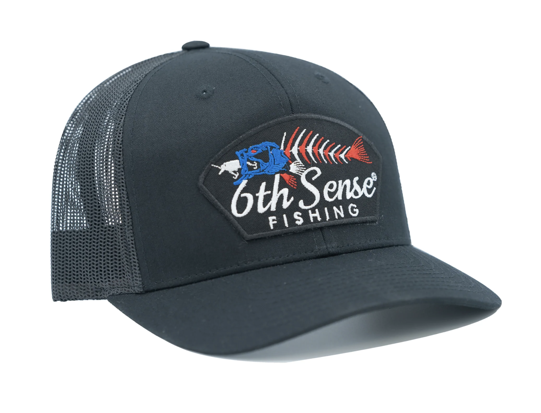 Fishing Lifestyle Snap-back Cap Hat Trucker Baseball Hat Fishing Hook Cap 