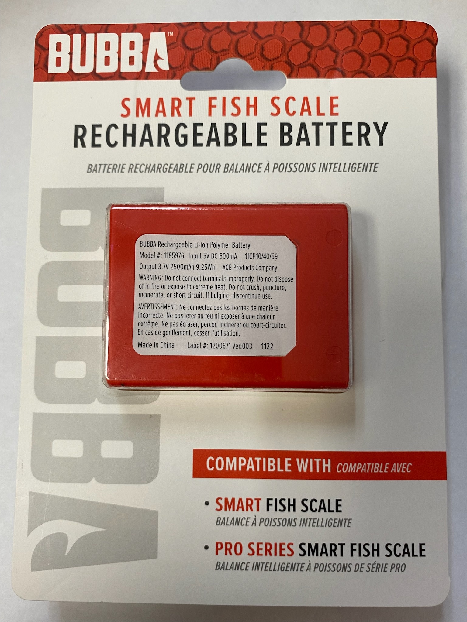 Smart Fish Scale Rechargeable Battery - Modern Outdoor Tackle