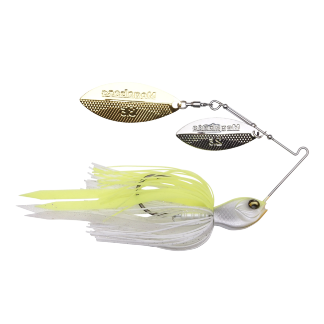 Megabass SV-3 Spinnerbait Double Willow 3/8oz / White Python