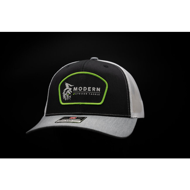 Modern Outdoor Tackle MOT Richardson Hat | Black/White/Heather