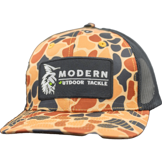 Modern Outdoor Apparel Modern Outdoor Tackle Hats Copperhead Camo - Black Patch