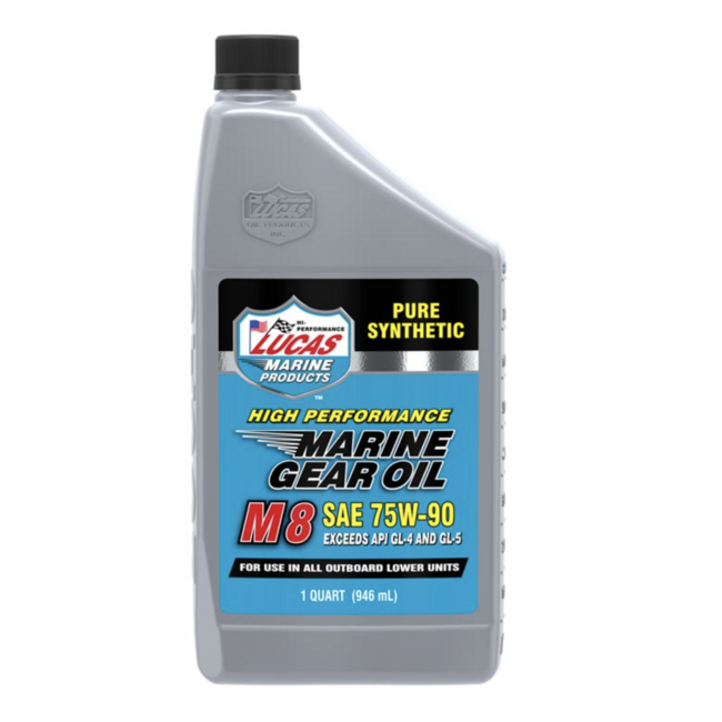 Lucas Oil Products High Performance Marine Gear Oil M8 SAE 75W-90