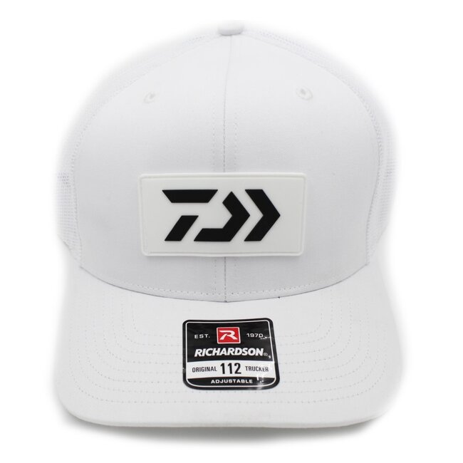 Daiwa White Trucker Hat