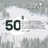 50$ / Cartes-cadeaux