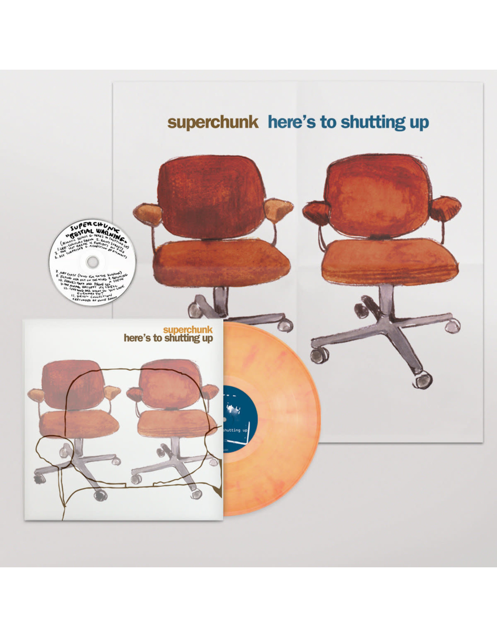 Superchunk - Here's To Shutting Up (Peak Vinyl Coloured Edition + Poster/CD)