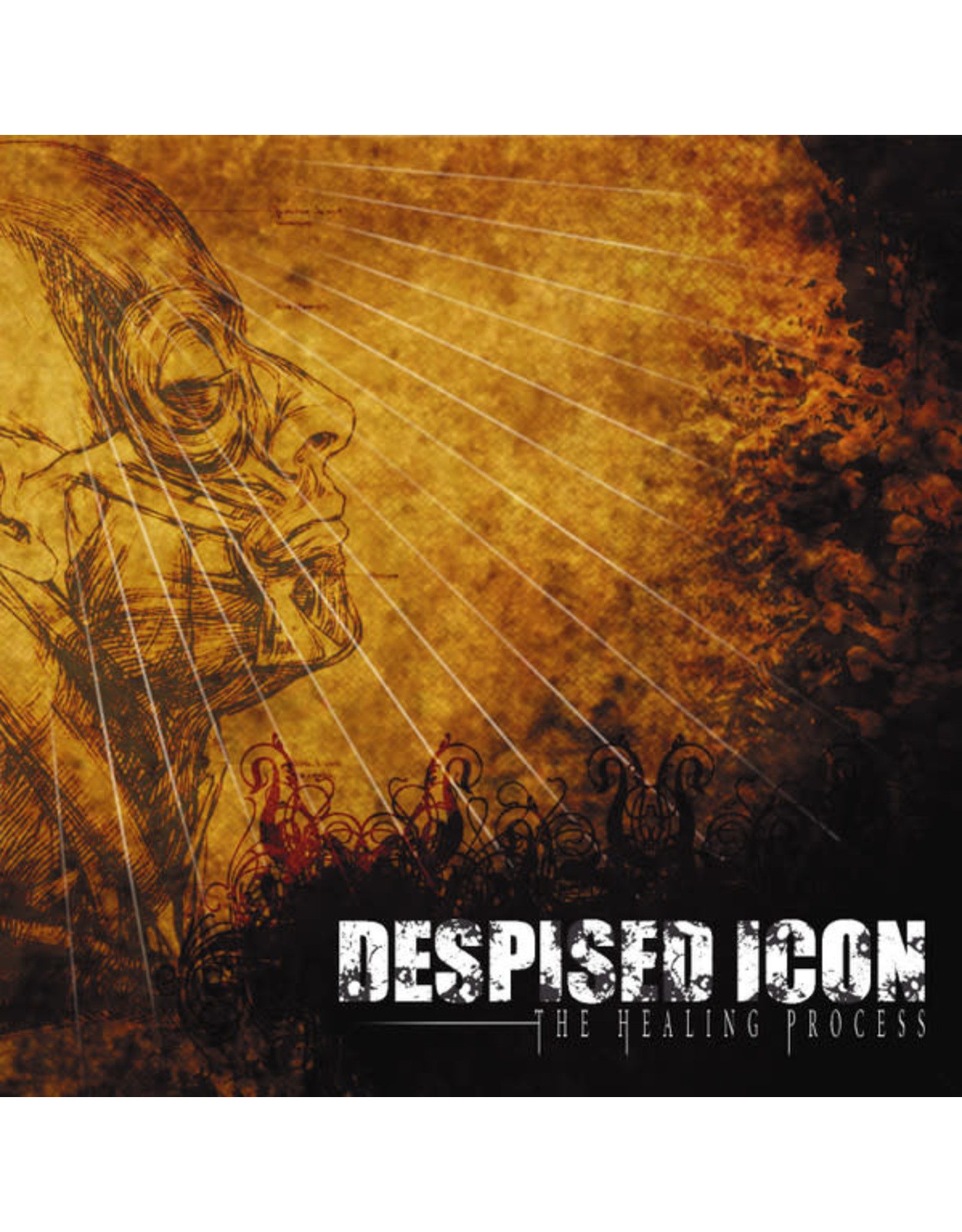 Despised Icon - The Healing Process LP/CD (Transparent Dark Amber Vinyl)