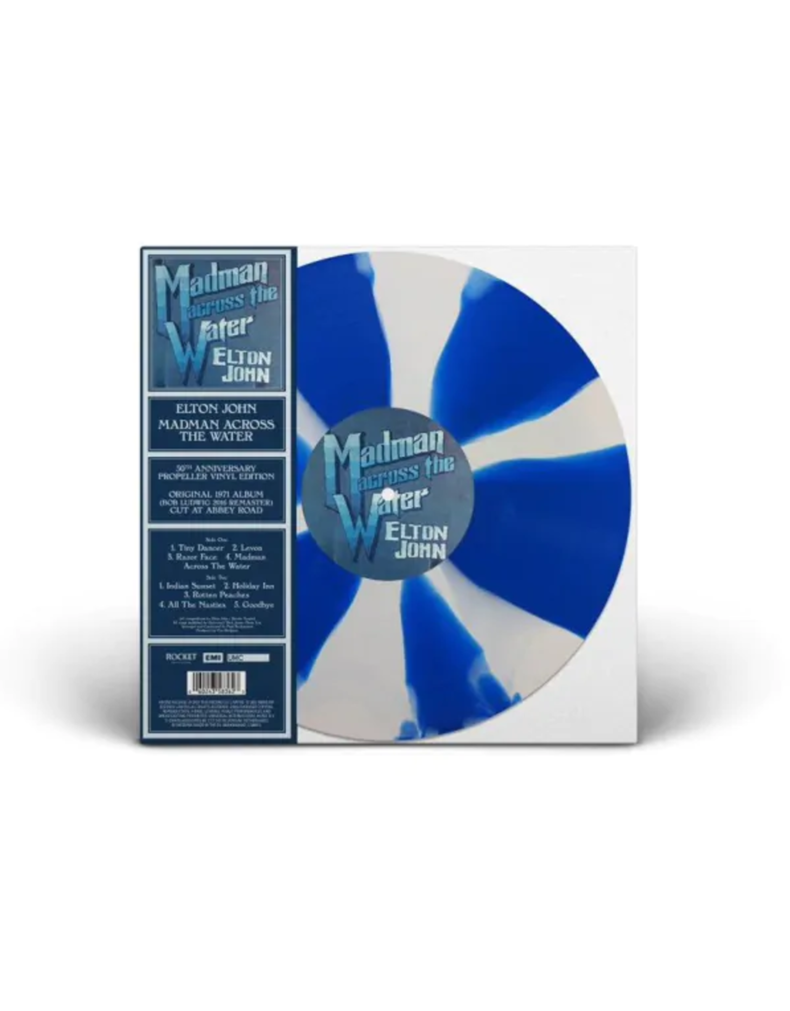 John, Elton - Madman Across The Water LP (Blue/White vinyl/remastered/indie exclusive) 50th Anniversary