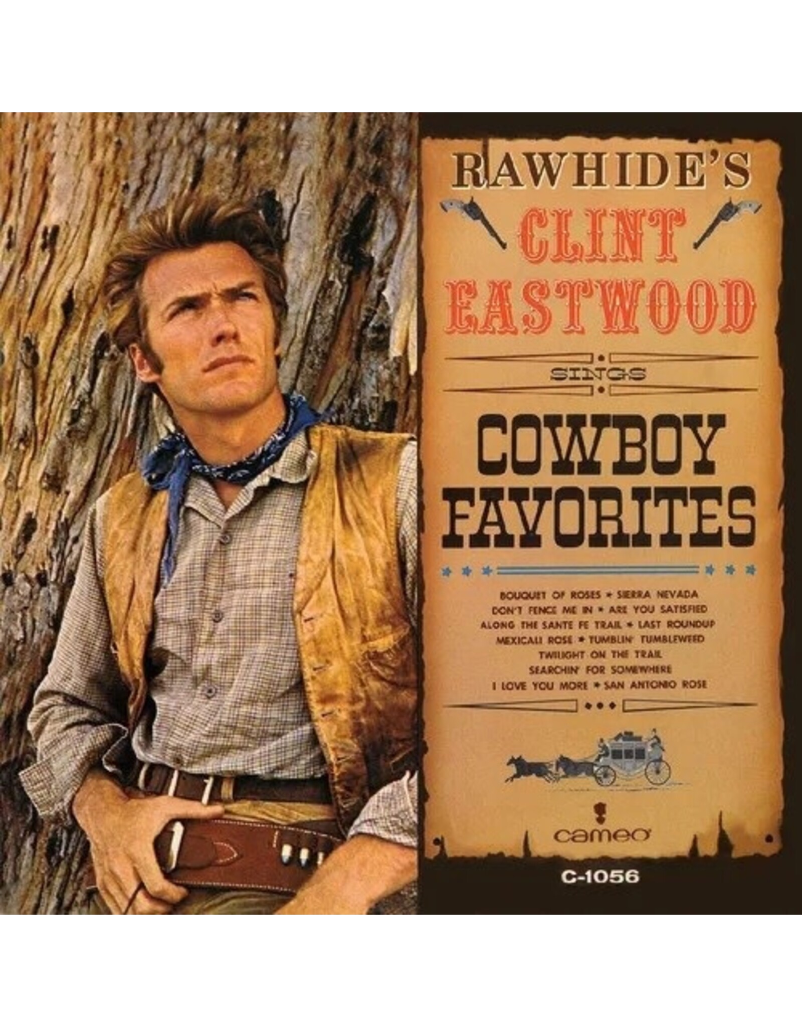 Eastwood, Clint - Rawhide's Clint Eastwood Sings Cowboy Favorites (amber vinyl) LP