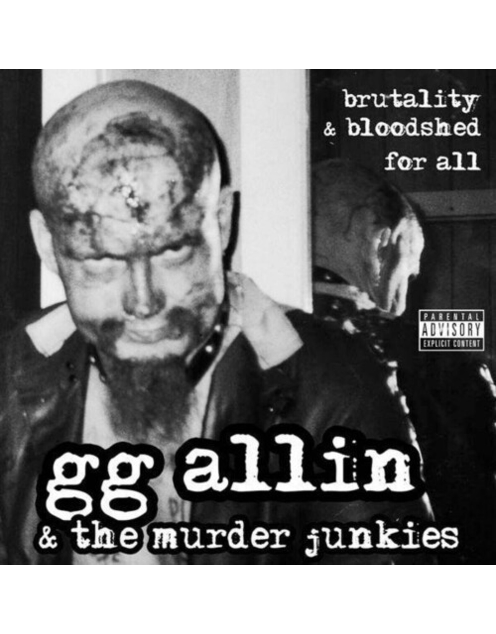 Allin, GG and the Murder Junkies - Brutality and Bloodshed for All (Clear Orange Vinyl) LP