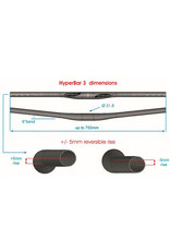 Extralite Racing Products Extralite Hyperbar 3 Mountain Handlebar