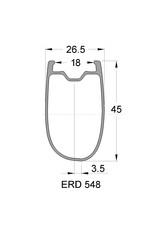 Mcfk Mcfk Carbon Road Disc Clincher Rim