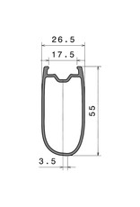 Mcfk Mcfk Carbon Road Disc Clincher Rim