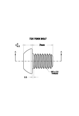 Praxis Works Praxis T25 Torx Direct Mount Spider Bolts