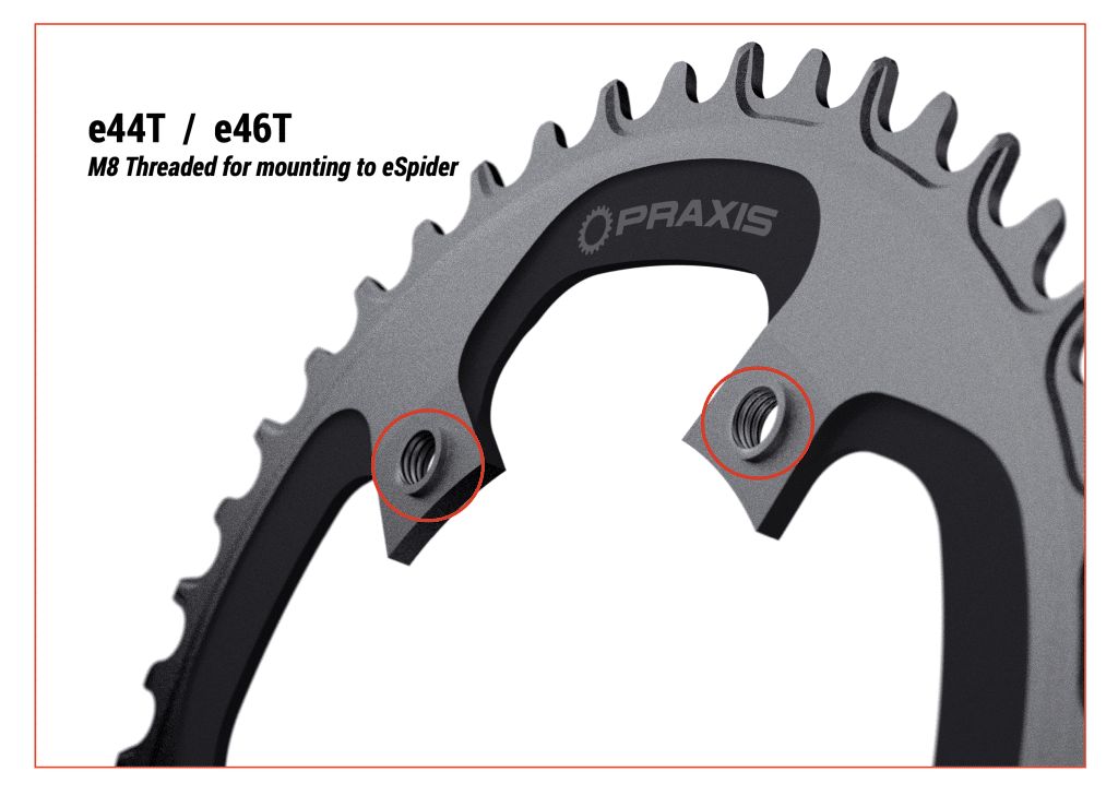 パーツ PRAXIS BUZZ Road 110 BCD 50/34T Praxis Works Buzz Road Chainrings - Power Meter City