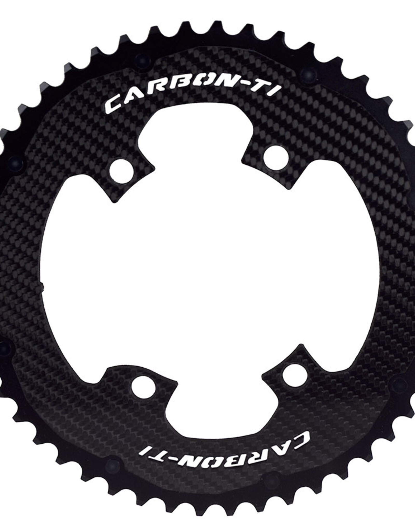 Carbon-Ti X-CarboRing EVO 4-Bolt Carbon Chainring - Fair Carbon-Ti X-CarboRing EVO 4-Bolt Carbon Chainring - Fair