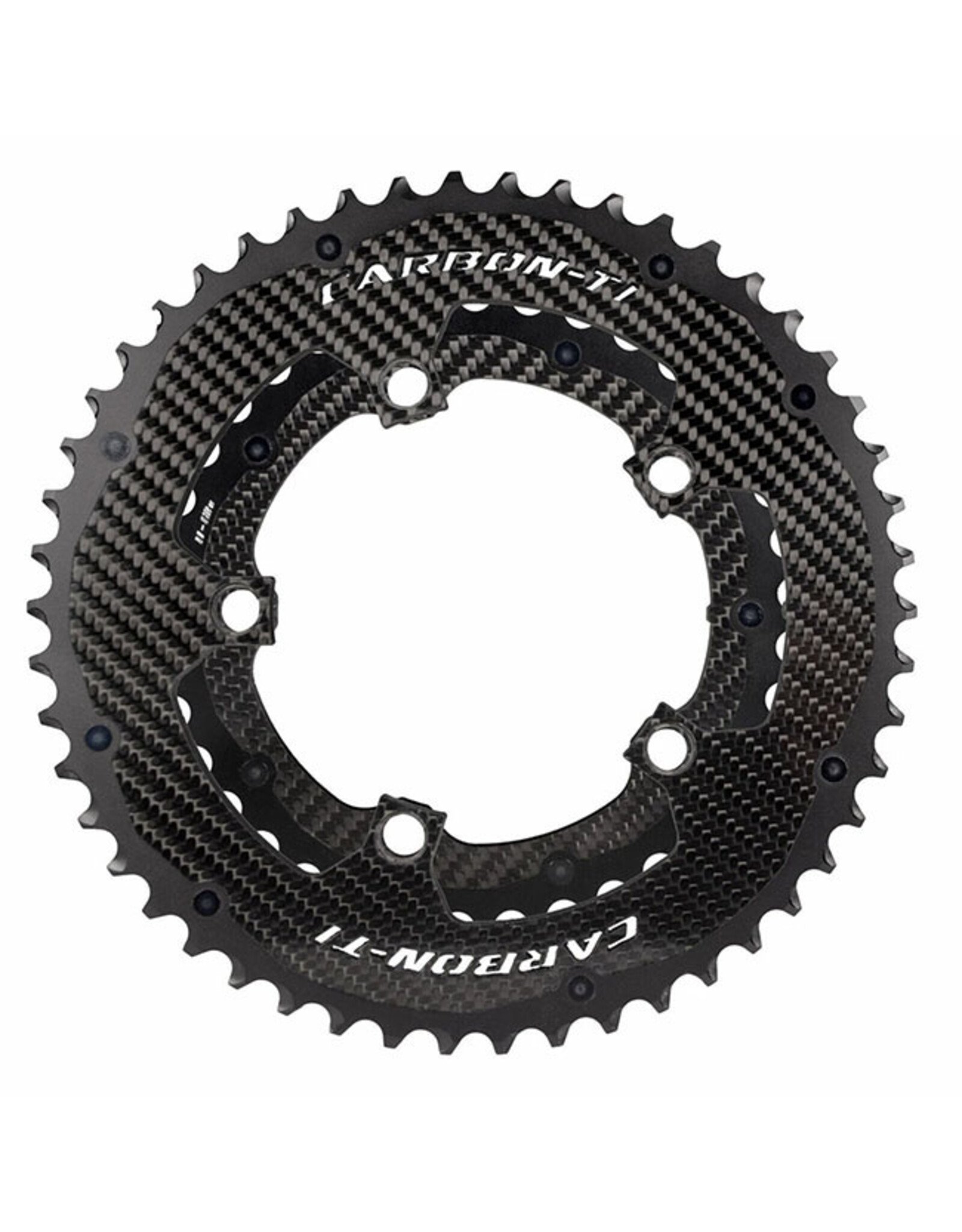 Carbon-Ti Carbon-Ti X-CarboRing EVO X-AXS 110 BCD Carbon Chainring