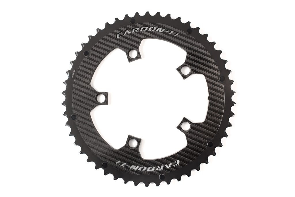 Carbon-Ti X-CarboRing EVO 5-Bolt Carbon Chainring - Fair Wheel Bikes