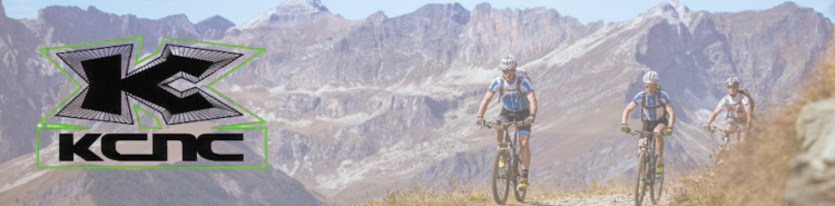 KCNC lightweight CNC-machined bike components banner