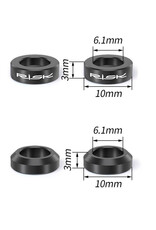 Risk Parts Risk Titanium  M6 Concave / Convex Washer RT064