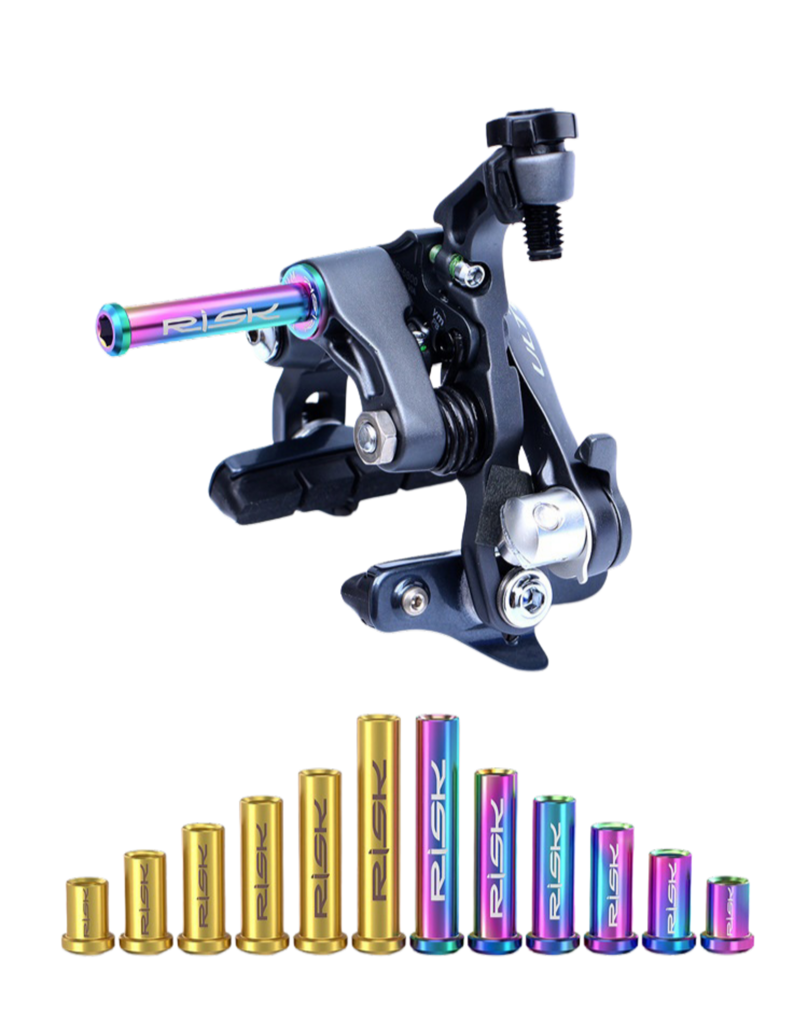 Risk Parts Risk Titanium Recessed Brake Mount Bolt RT052 - 6