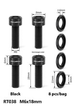 Risk Parts Risk Titanium Hydraulic Brake Caliper Bolt / Washer RT-038