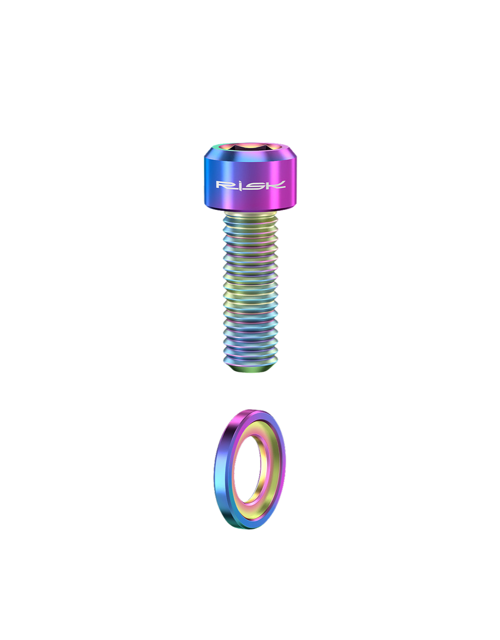 Risk Parts Risk Titanium Hydraulic Brake Caliper Bolt / Washer RT-038