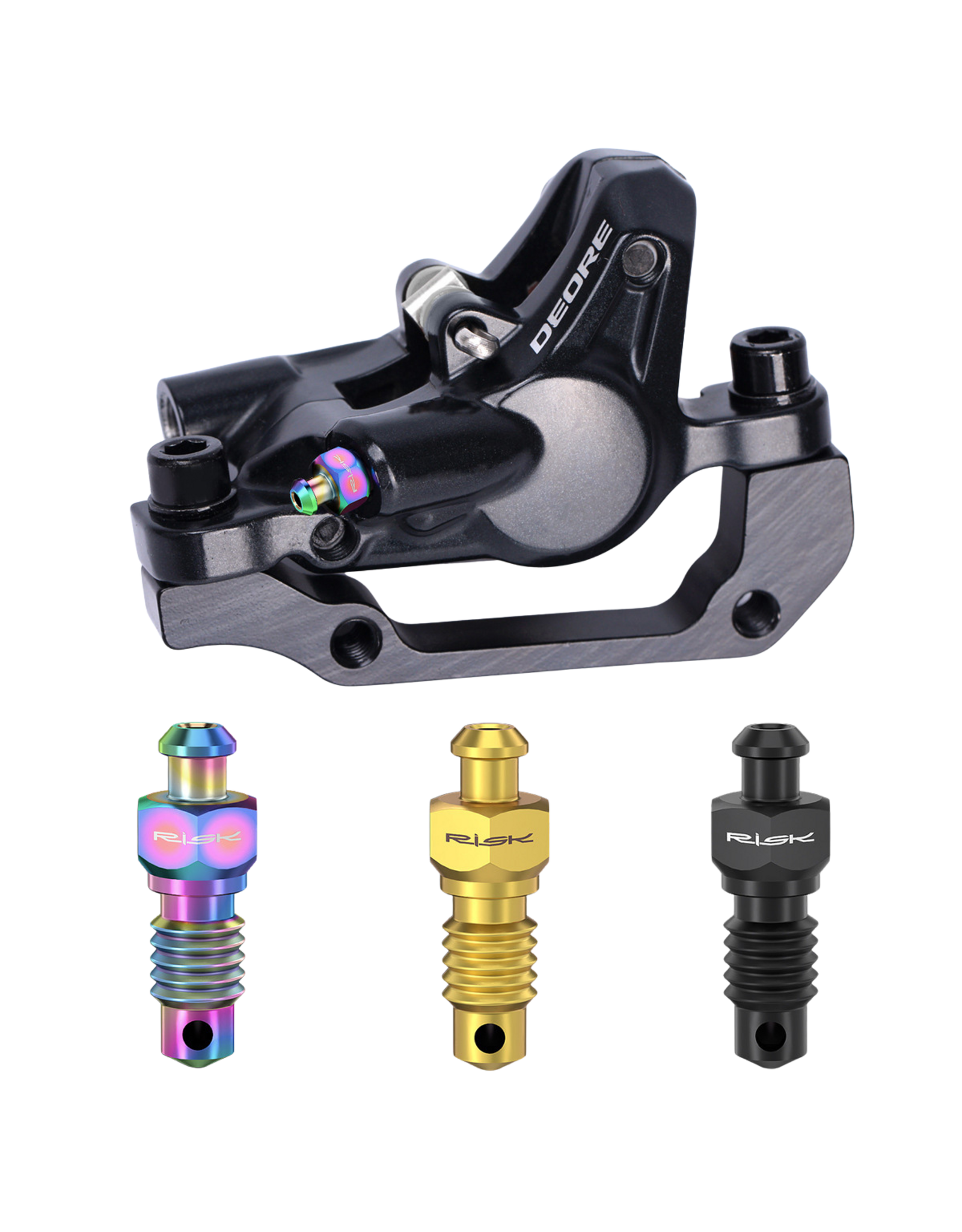 Risk Parts Risk Titanium Hydraulic Caliper Exhaust Screw RT114