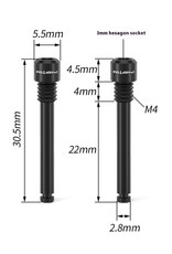 Risk Parts Risk Titanium Hydraulic Brake Pad Pins RT118
