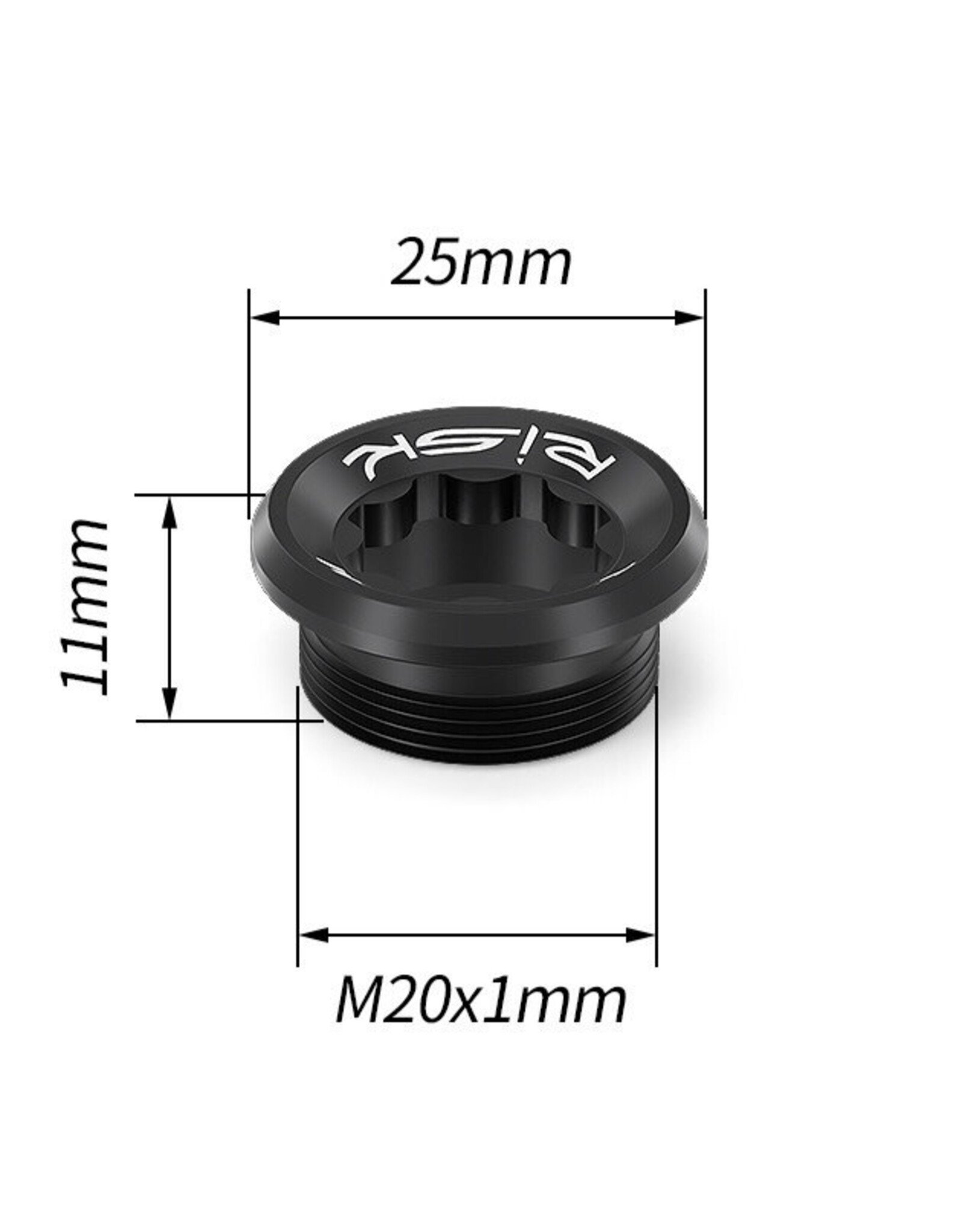 Risk Parts Risk Titanium Torx M20 Crank Cover Screw RT122